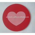 custom round silicone cup coaster/cup pad